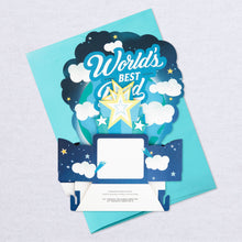 Load image into Gallery viewer, World&#39;s Best Dad Musical 3D Pop-Up Father&#39;s Day Card With Light
