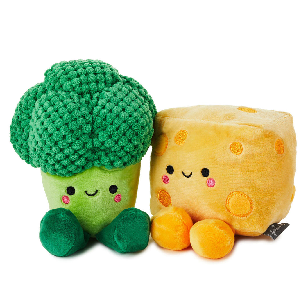 Better Together Broccoli and Cheese Magnetic Plush, 5.75