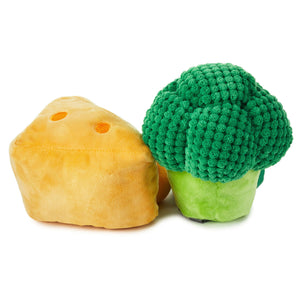 Better Together Broccoli and Cheese Magnetic Plush, 5.75"