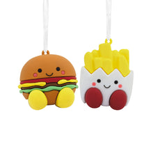 Load image into Gallery viewer, Better Together Burger and Fries Magnetic Hallmark Ornaments, Set of 2
