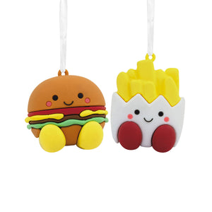 Better Together Burger and Fries Magnetic Hallmark Ornaments, Set of 2