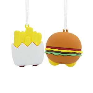 Better Together Burger and Fries Magnetic Hallmark Ornaments, Set of 2