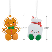 Load image into Gallery viewer, Better Together Gingerbread and Milk Magnetic Hallmark Ornaments, Set of 2
