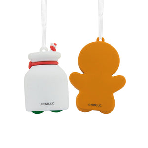 Better Together Gingerbread and Milk Magnetic Hallmark Ornaments, Set of 2