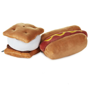 Better Together Hot Dog and S'More Magnetic Plush, 4"
