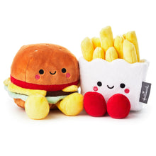 Load image into Gallery viewer, Better Together Burger and Fries Magnetic Plush, 5&quot;
