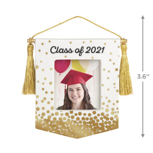 Congrats, Grad! Class of 2021 Porcelain Photo Frame Ornament