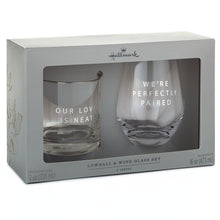 Load image into Gallery viewer, Lowball and Stemless Wine Glass, Set of 2

