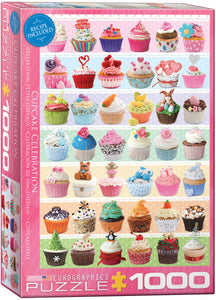 Cupcake Celebration - 1000 Piece Puzzle by EuroGraphics - Hallmark Timmins