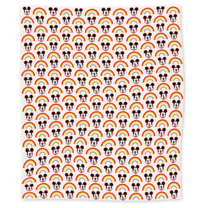 Disney Mickey Mouse Rainbows Throw Blanket, 50x60