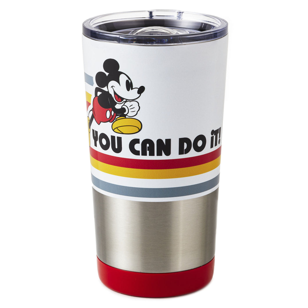 Disney Mickey Mouse You Can Do It Stainless Steel Travel Mug, 15 oz.
