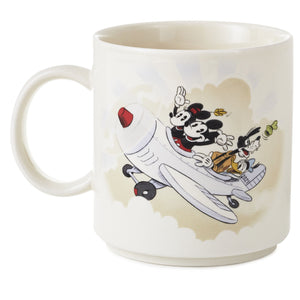 Disney Mickey Mouse & Friends in Airplane Life Is an Adventure Mug, 15 oz.