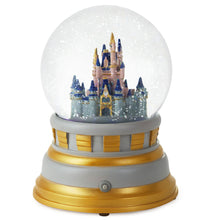 Load image into Gallery viewer, Walt Disney World 50th Anniversary Castle Snow Globe With Light and Sound
