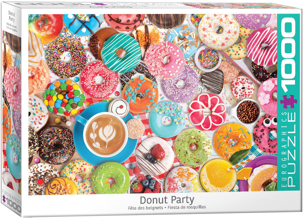 Donut Party - 1000 Piece Puzzle by EuroGraphics - Hallmark Timmins