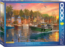 Load image into Gallery viewer, Harbor Sunset - 1000 Piece Puzzle by EuroGraphics
