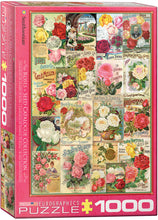Load image into Gallery viewer, Roses Seed Catalogue - 1000 Piece Puzzle by EuroGraphics
