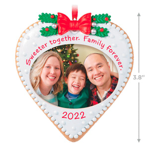 Family Forever Cookie 2022 Photo Frame Ornament