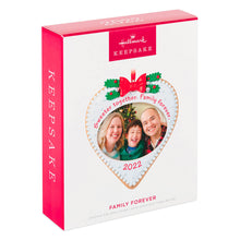 Load image into Gallery viewer, Family Forever Cookie 2022 Photo Frame Ornament
