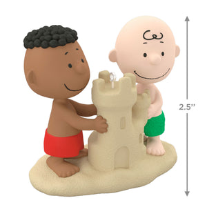 The Peanuts® Gang Franklin and Charlie Brown at the Beach Ornament