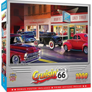 Cruisin'66 - Phil's Diner - 1000 Piece Puzzle by Master Pieces