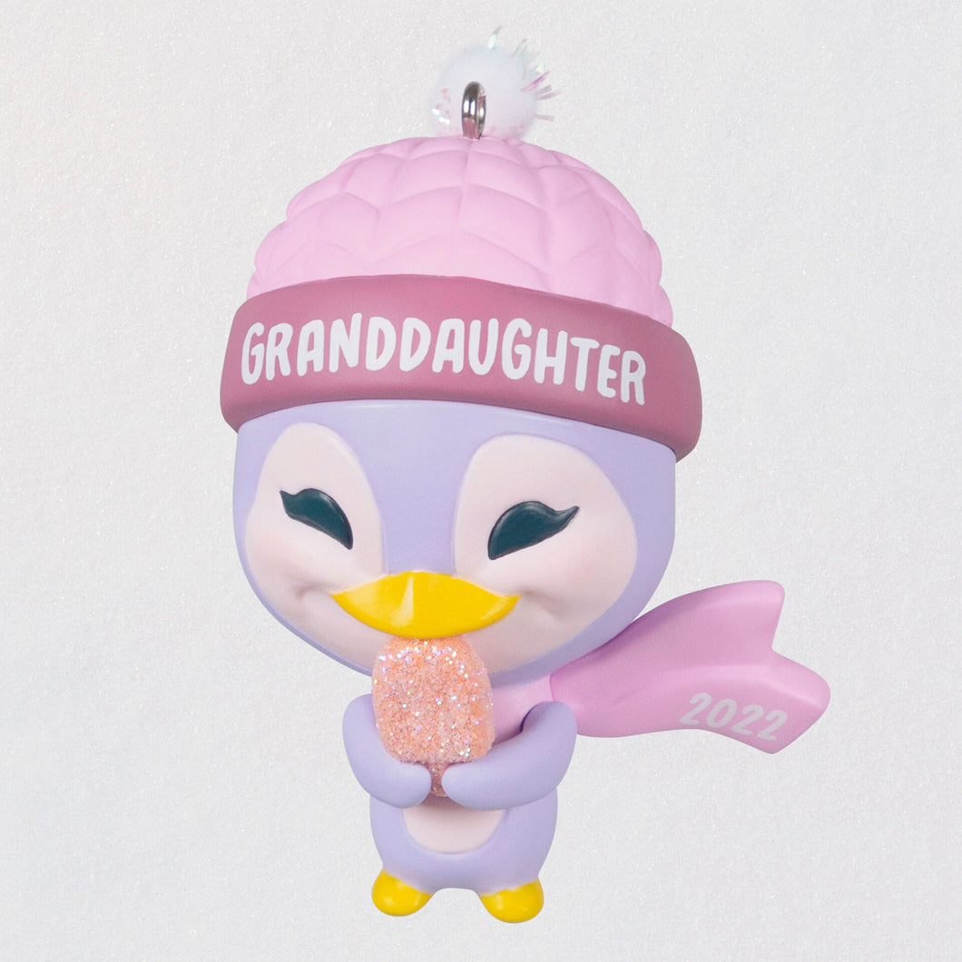 Granddaughter Penguin 2022 Ornament