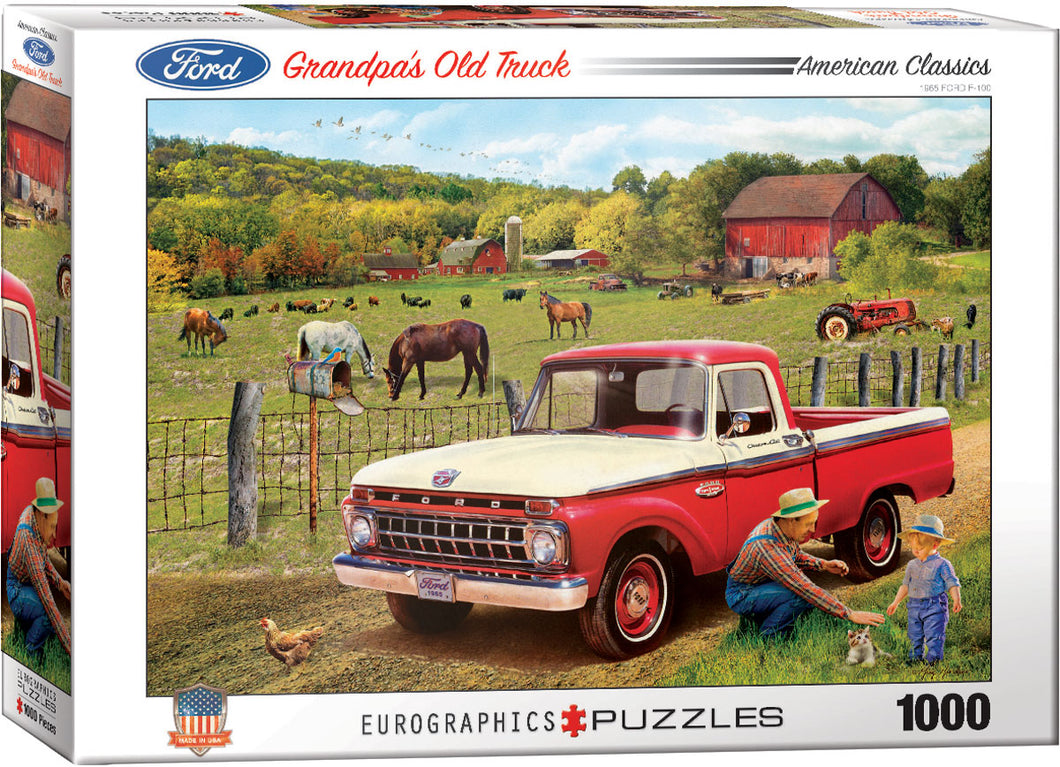 Grandpa's Old Truck - 1000 Piece Puzzle by EuroGraphics - Hallmark Timmins