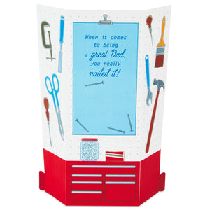 Great Dad Toolbox 3D Pop-Up Father's Day Card