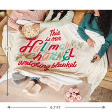 Load image into Gallery viewer, Hallmark Channel Family Sized Blanket, 60x80
