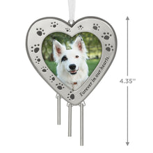 Load image into Gallery viewer, Forever in Our Hearts Metal Photo Frame Pet Memorial Ornament
