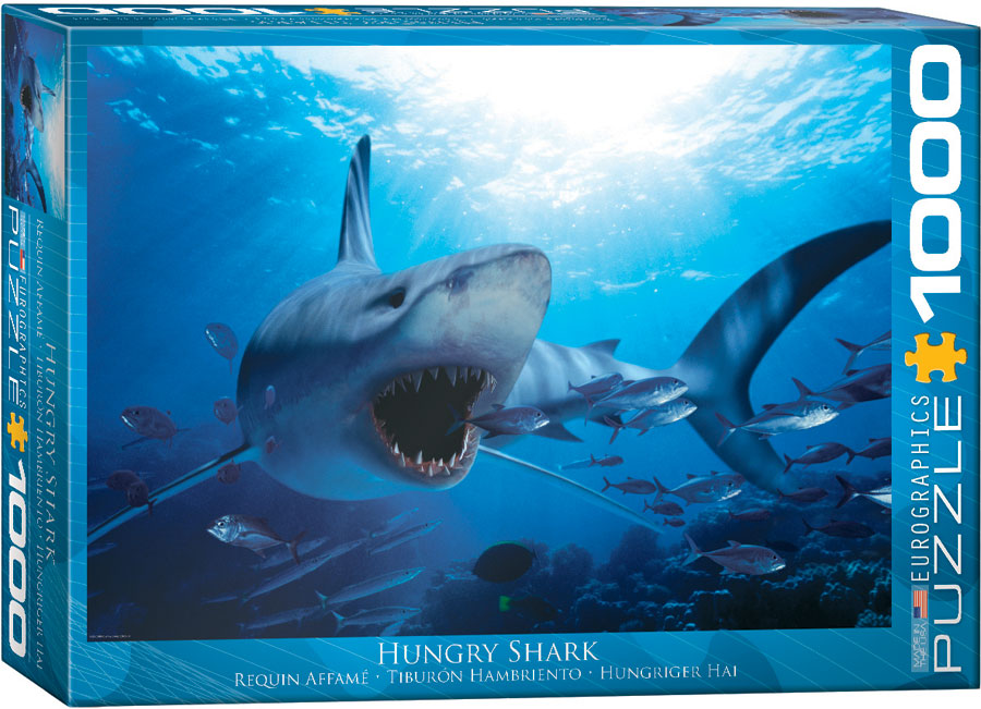 Hungry Shark - 1000 Piece Puzzle by EuroGraphics - Hallmark Timmins