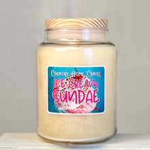 Load image into Gallery viewer, ICE CREAM SUNDAE - COUNTRY HOME CANDLE 26OZ
