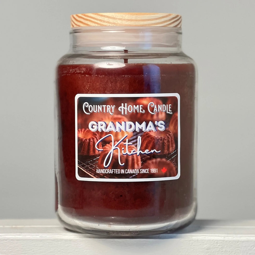 GRANDMA'S KITCHEN - COUNTRY HOME CANDLE 26OZ