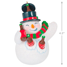 Load image into Gallery viewer, Jolly Beer Belly Snowman Ornament

