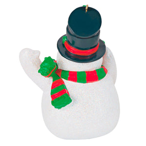 Jolly Beer Belly Snowman Ornament