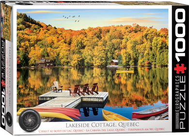 Lakeside Cottage, Quebec - 1000 Piece Puzzle by EuroGraphics - Hallmark Timmins