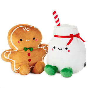 Large Better Together Gingerbread and Milk Magnetic Plush, 18"