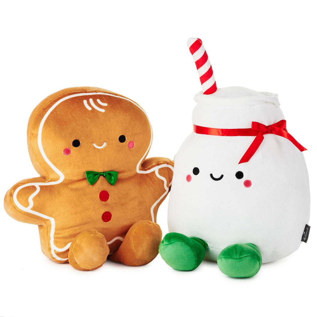 Large Better Together Gingerbread and Milk Magnetic Plush, 18