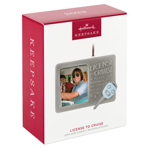 License to Cruise 2023 Metal Photo Frame Ornament