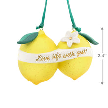 Load image into Gallery viewer, Live Life With Zest! Porcelain Ornament
