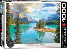 Load image into Gallery viewer, Maligne Lake, Alberta - 1000 Piece Puzzle by EuroGraphics - Hallmark Timmins
