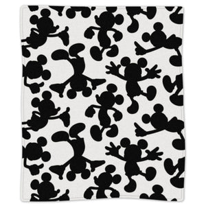 Disney Mickey Mouse Silhouettes Throw Blanket, 50x60
