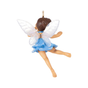 Mini Petite Pansy Fairy Ornament, 1.125"