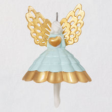 Load image into Gallery viewer, Mini Little Angel With Heart Porcelain and Metal Ornament, 1.5&quot;
