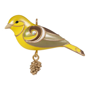 Mini Lady Western Tanager Ornament, 1.09"