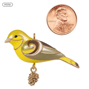 Mini Lady Western Tanager Ornament, 1.09"