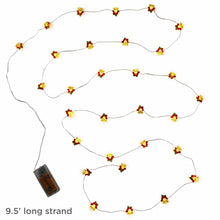 Load image into Gallery viewer, Miniature Decorative Bells Christmas String Lights, 9.5&#39;
