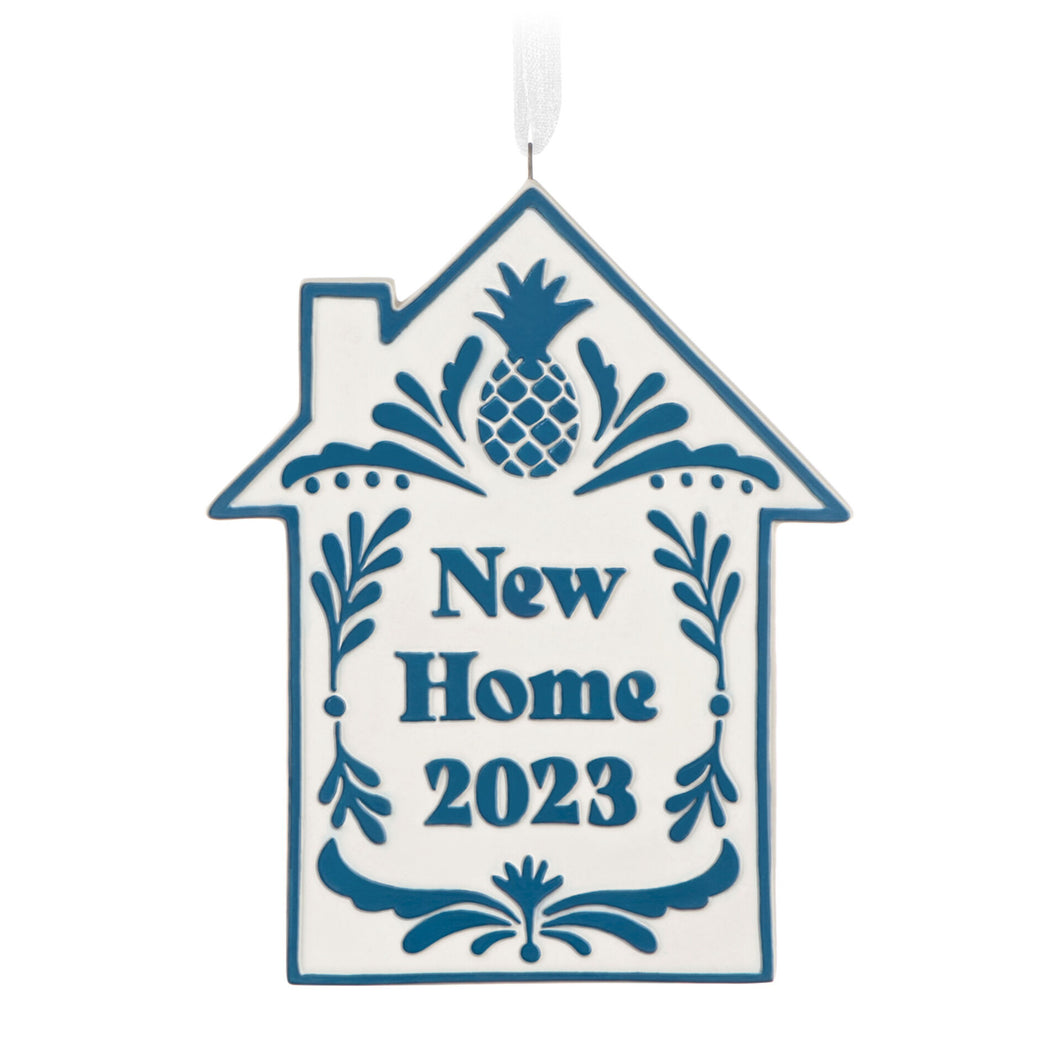 New Home 2023 Porcelain Ornament