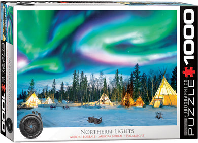 Northern Lights, Yellowknife - 1000 Piece Puzzle by EuroGraphics - Hallmark Timmins