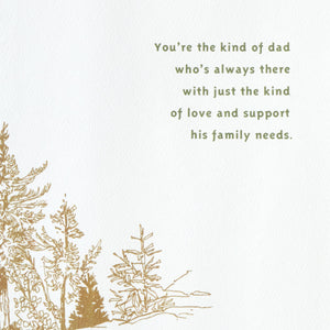 One Great Dad Camo Deer Father's Day Card