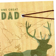 Load image into Gallery viewer, One Great Dad Camo Deer Father&#39;s Day Card

